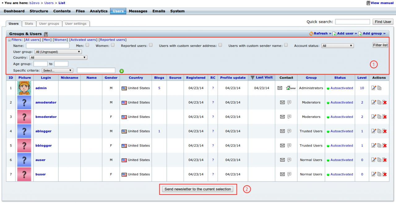 Creating an email campaign