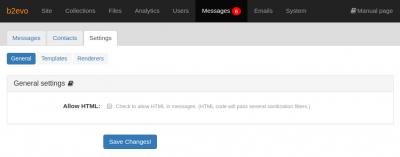 Messaging Settings