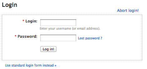 Lost Password