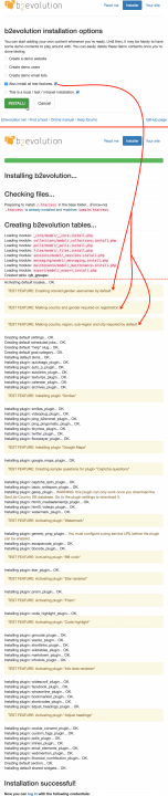 Install all test features