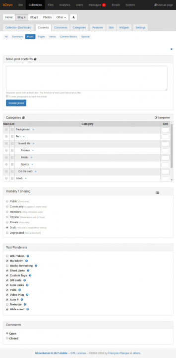 Mass Post Contents