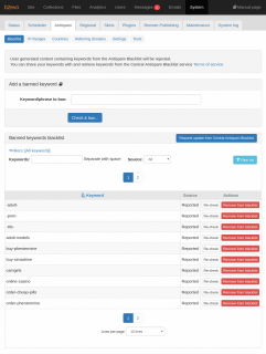 Antispam Blacklist