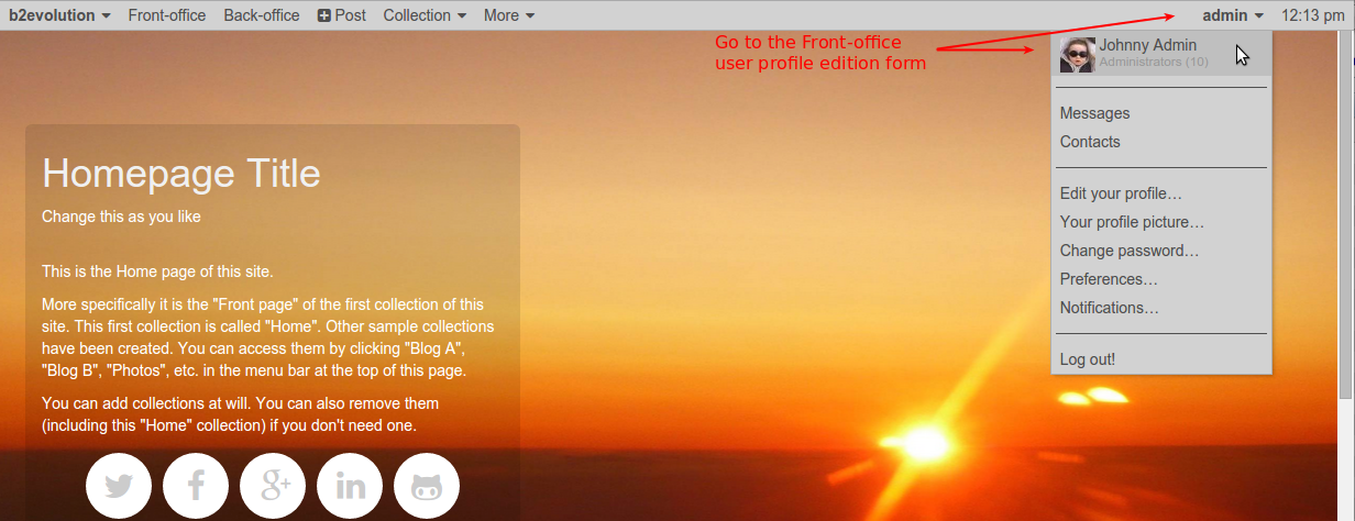 How to View & Edit your User Profile