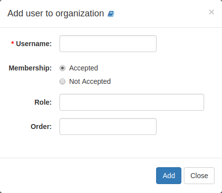 Organization: Adding Members