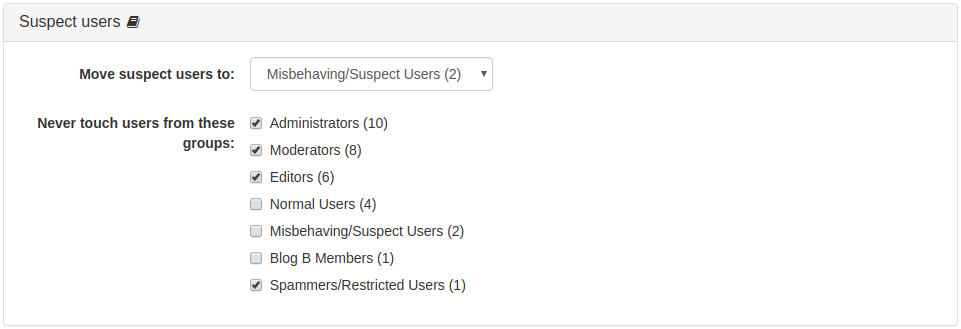 Suspect Users
