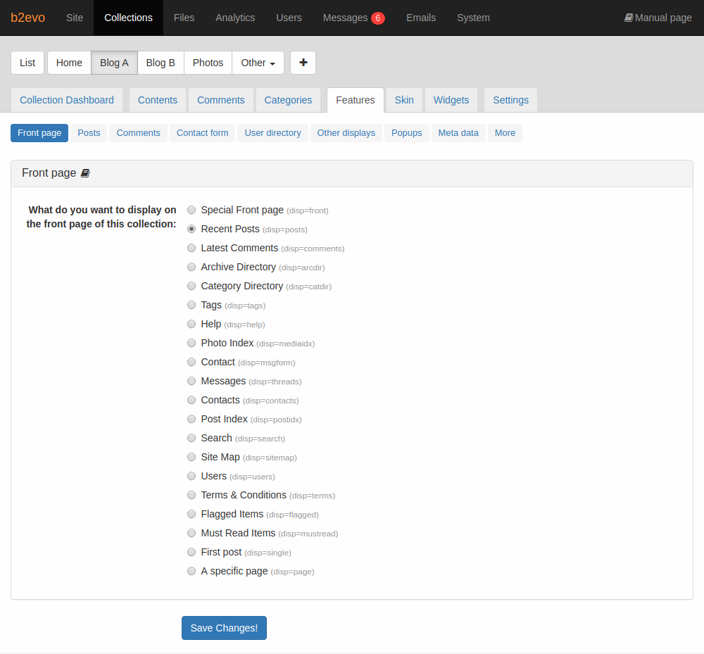 Front Page Features front-page-features