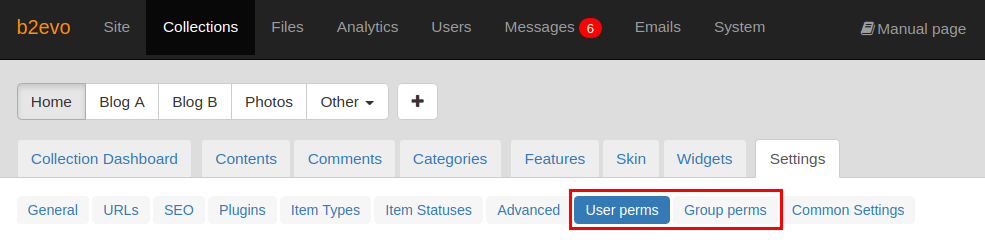 Collection Permissions