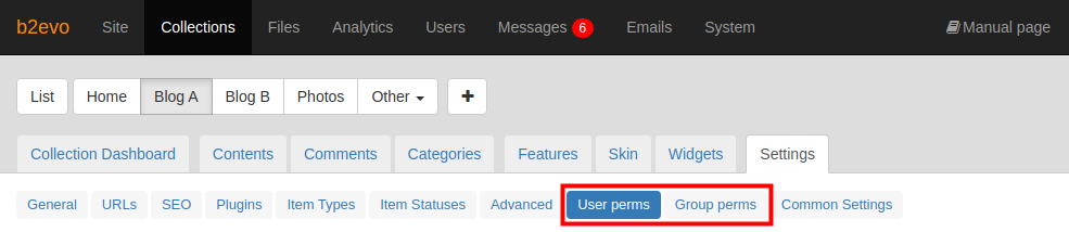 Collection Permissions
