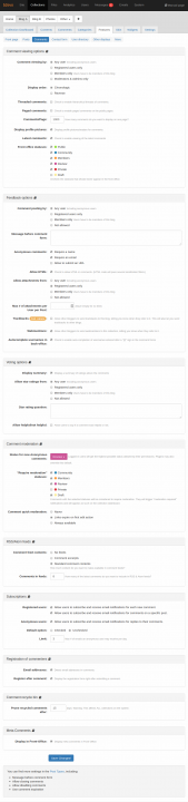 Comment Features