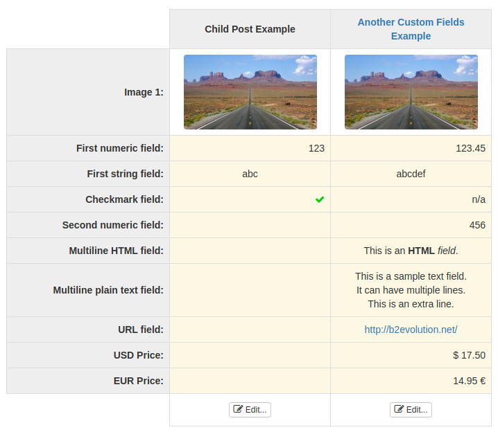 [compare:] Short Tag