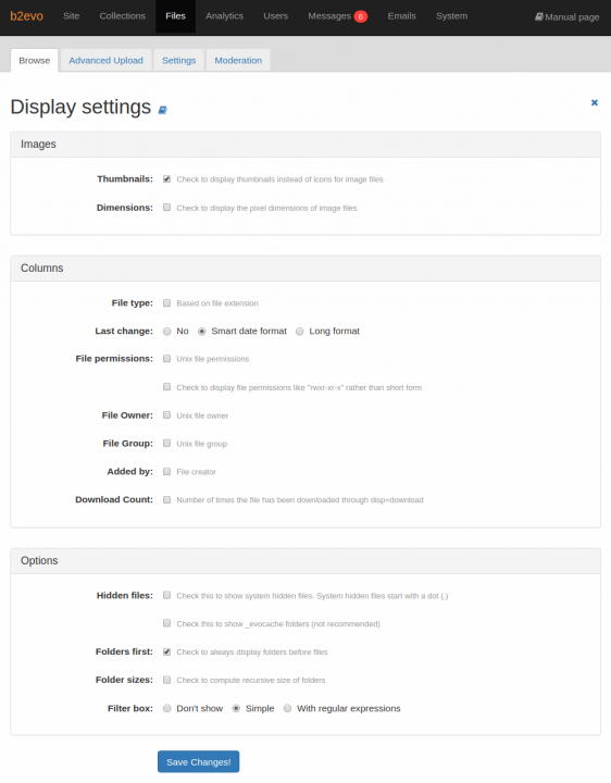 Display Settings