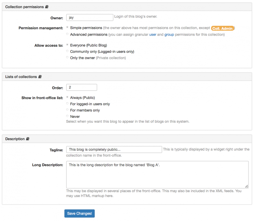Changing title & description in the BackOffice