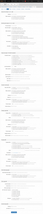 SEO Settings