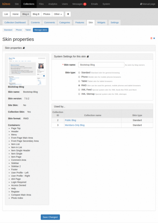 Skin Properties