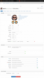 User Profile Tab