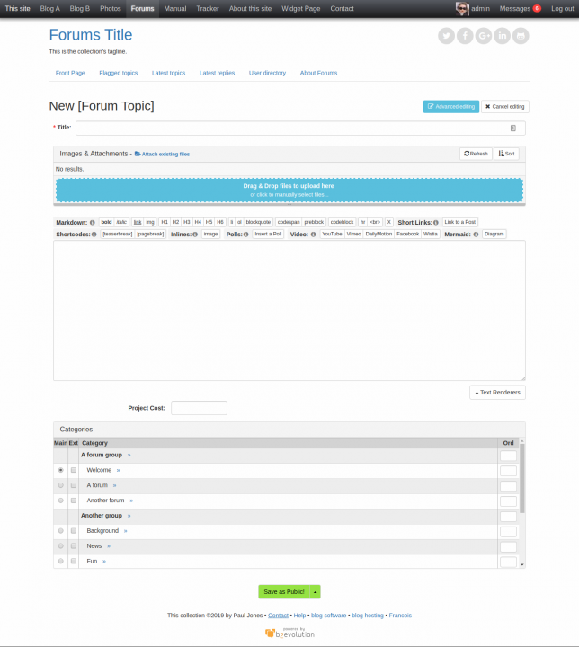 Front &amp; Back-Office Edit Screens