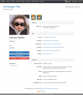 User profile