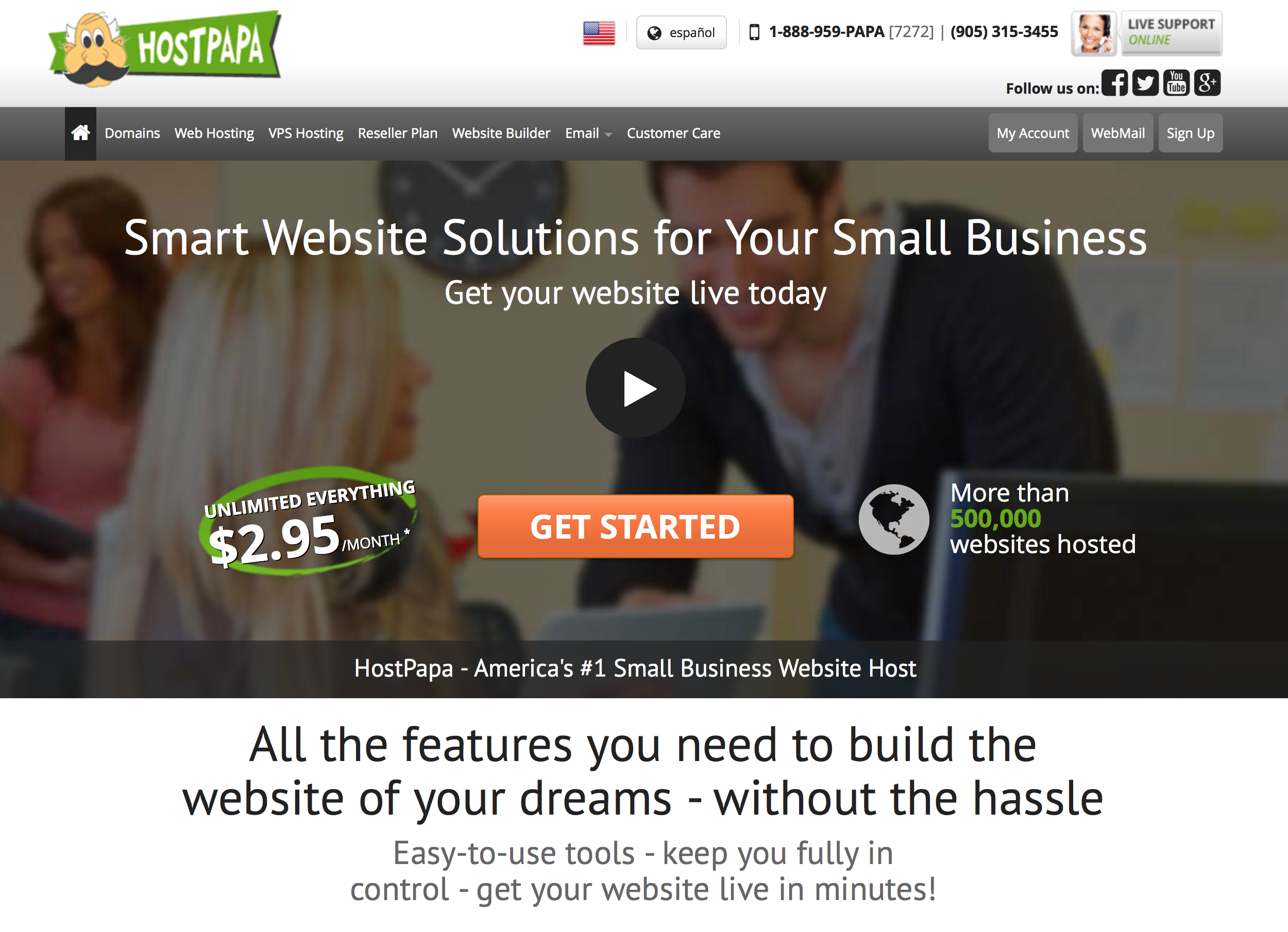 hostpapa 2016 01 HostPapa Coupon Review